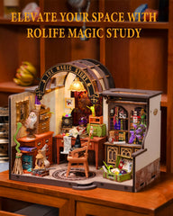 Rolife microcosm crafts detail-rich interior to explore craft skills.