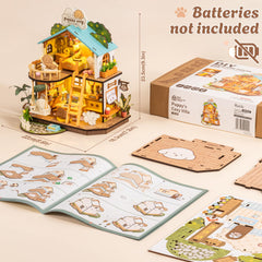 Rolife Pieces and instructions ensure a satisfying unboxing and build experience