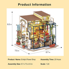 Rolife Flower Shop windows and door capture curb appeal for display