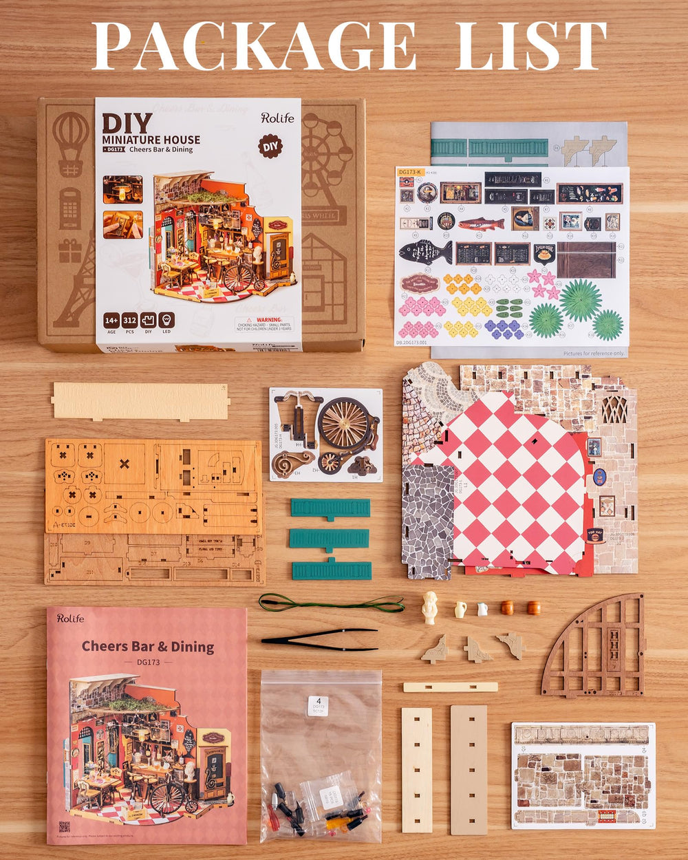 Rolife Halloween miniature kit adds seasonal décor for adults.