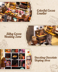 Rolife Henry's Chocolate Shop packaging and decoration ideas for display