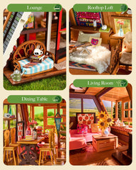 Rolife Tree House 336 pieces assembly highlighting craftsmanship and collecting appeal
