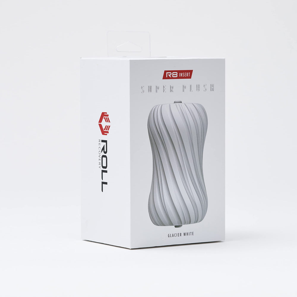 ROLL Recovery R8 SuperPlush close-up shows soft plush material for gentler massage.