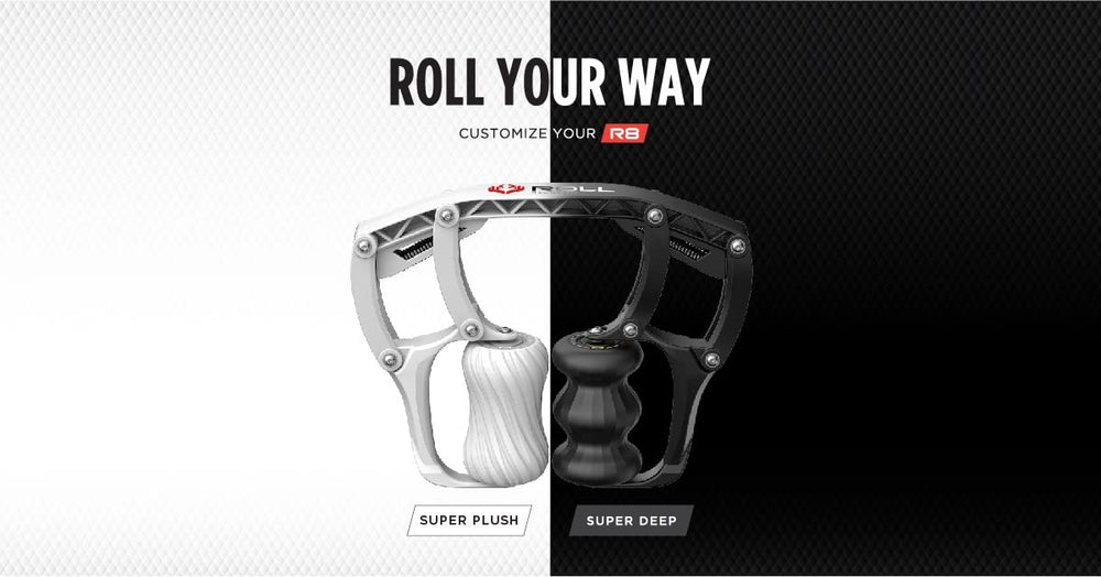 ROLL Recovery R8 SuperPlush insert shows easy customization with Standard or SuperDeep options.
