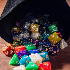 Rolledomain dice color palette with 12 colors for campaigns