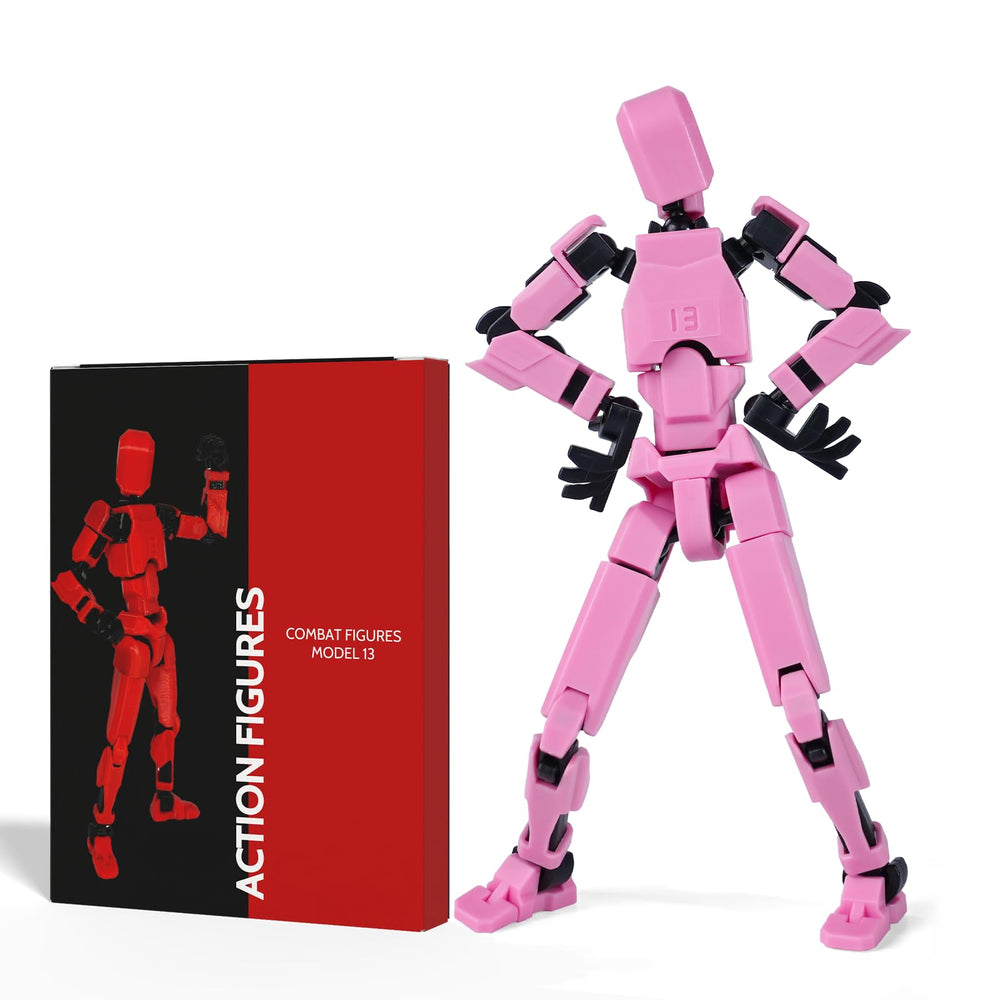 Rolling Art Model 13 action figure poses dynamically for display.