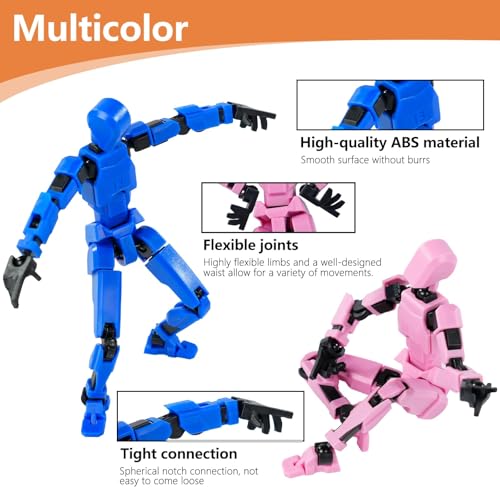 Rolling Art Model 13 shows versatile multi-jointed poses for creative play.