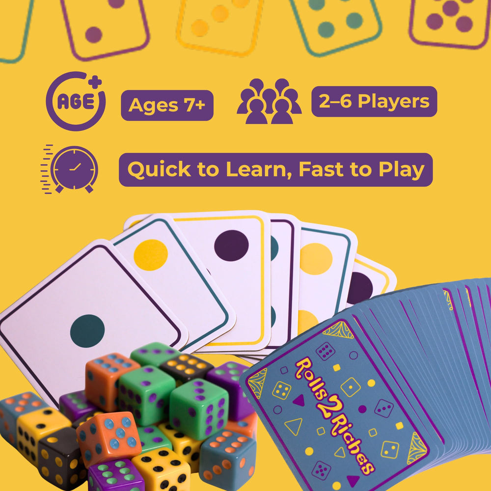Rolls 2 Riches kid-and-adult friendly game for all ages.