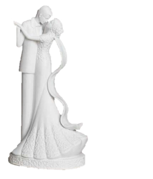 Roman To Have and To Hold topper – full figure on cake for a classic wedding look