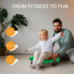 Romrex bright color design encourages joyful exploration during gym class and home play