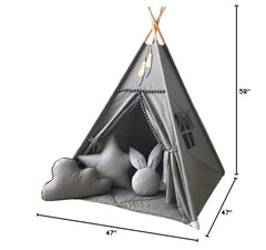RONGFA Kids Teepee nursery decor provides a private play nook