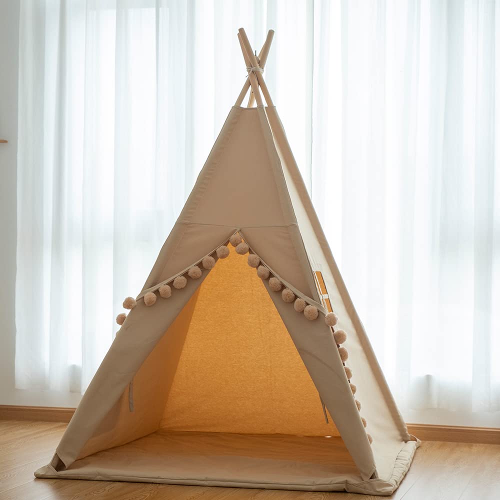RONGFA teepee doubles as a reading nook and quiet space.