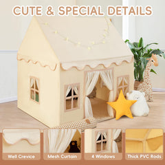 RONGFA playhouse tent padded mat provides comfortable seating