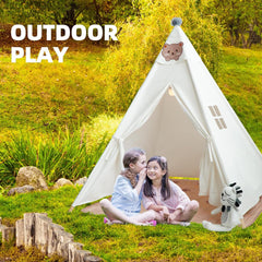 RongFa teepee durable cotton, sturdy tent built for years of play