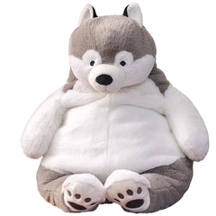 Ronivia Husky weighted plush pillow in soft fabric for cozy hugs