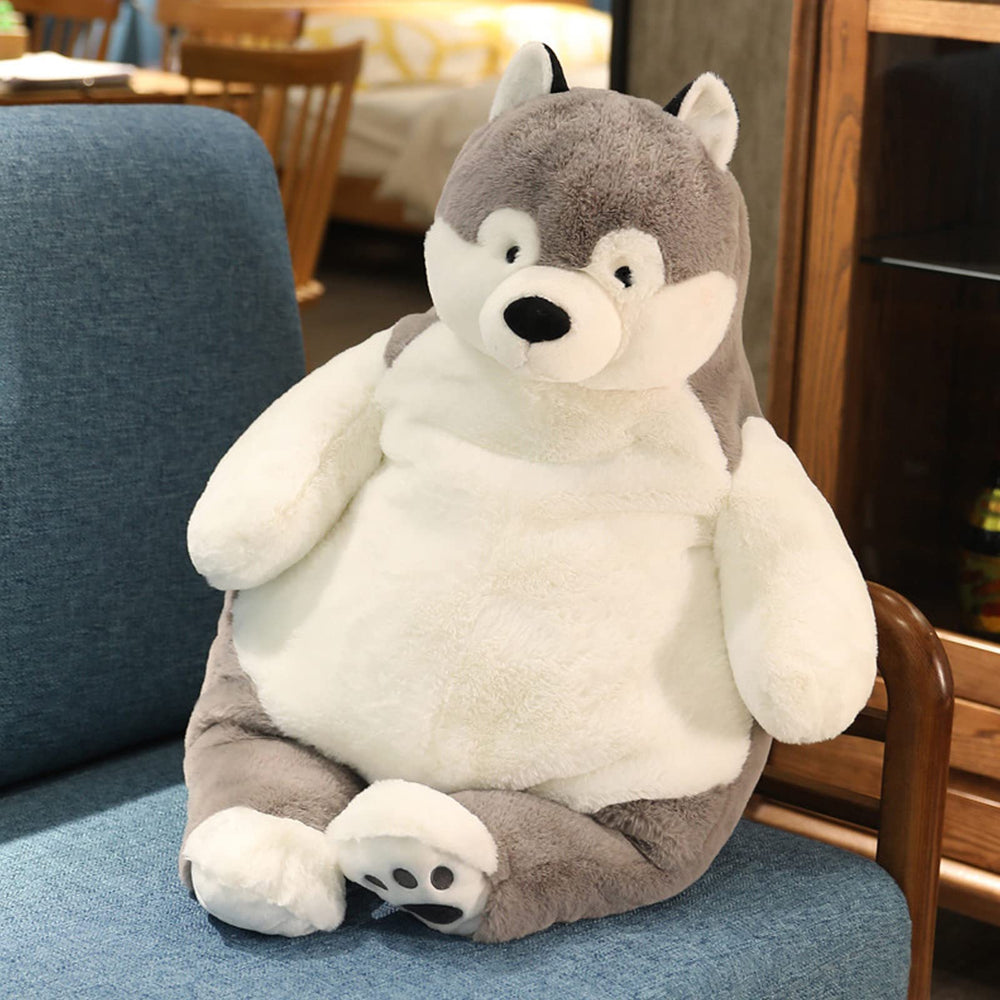 Kids and adults can enjoy comforting, huggable decor with Ronivia Husky