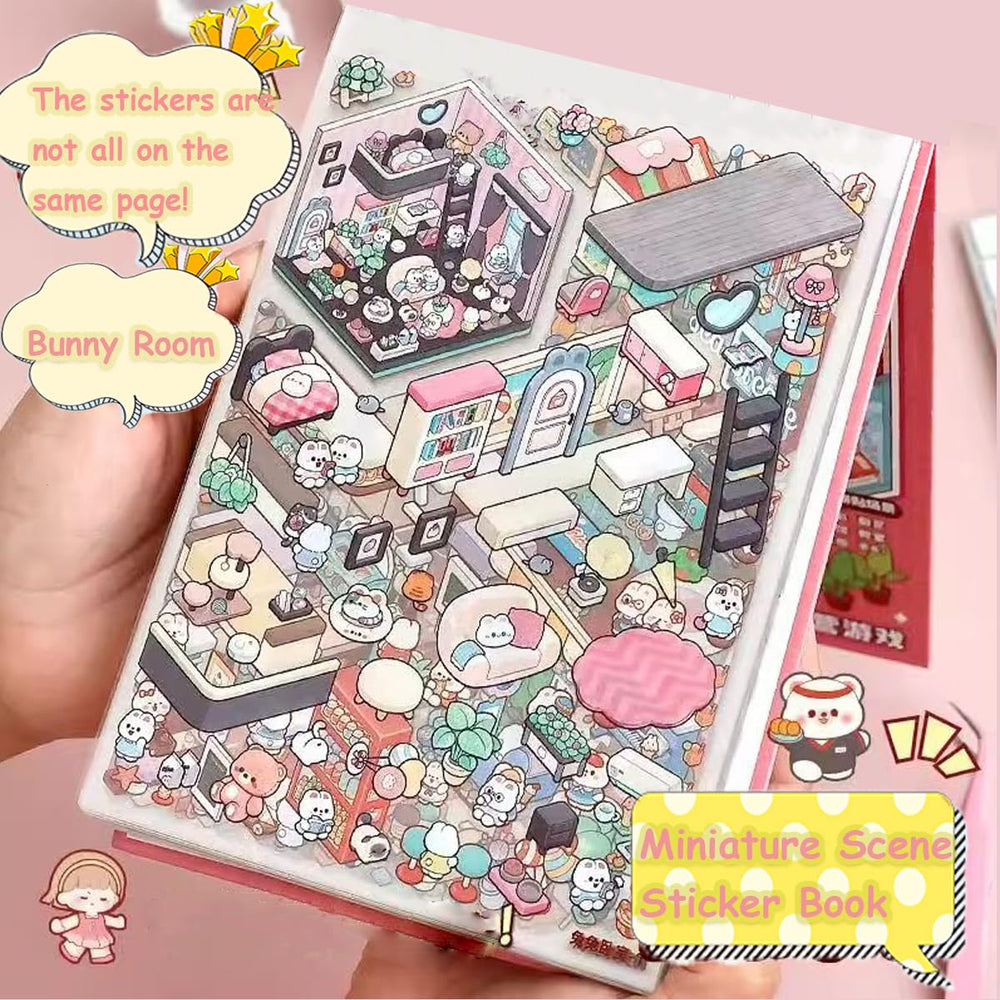 Ronlor storage notebook with sticker pages to document your mini world creations.