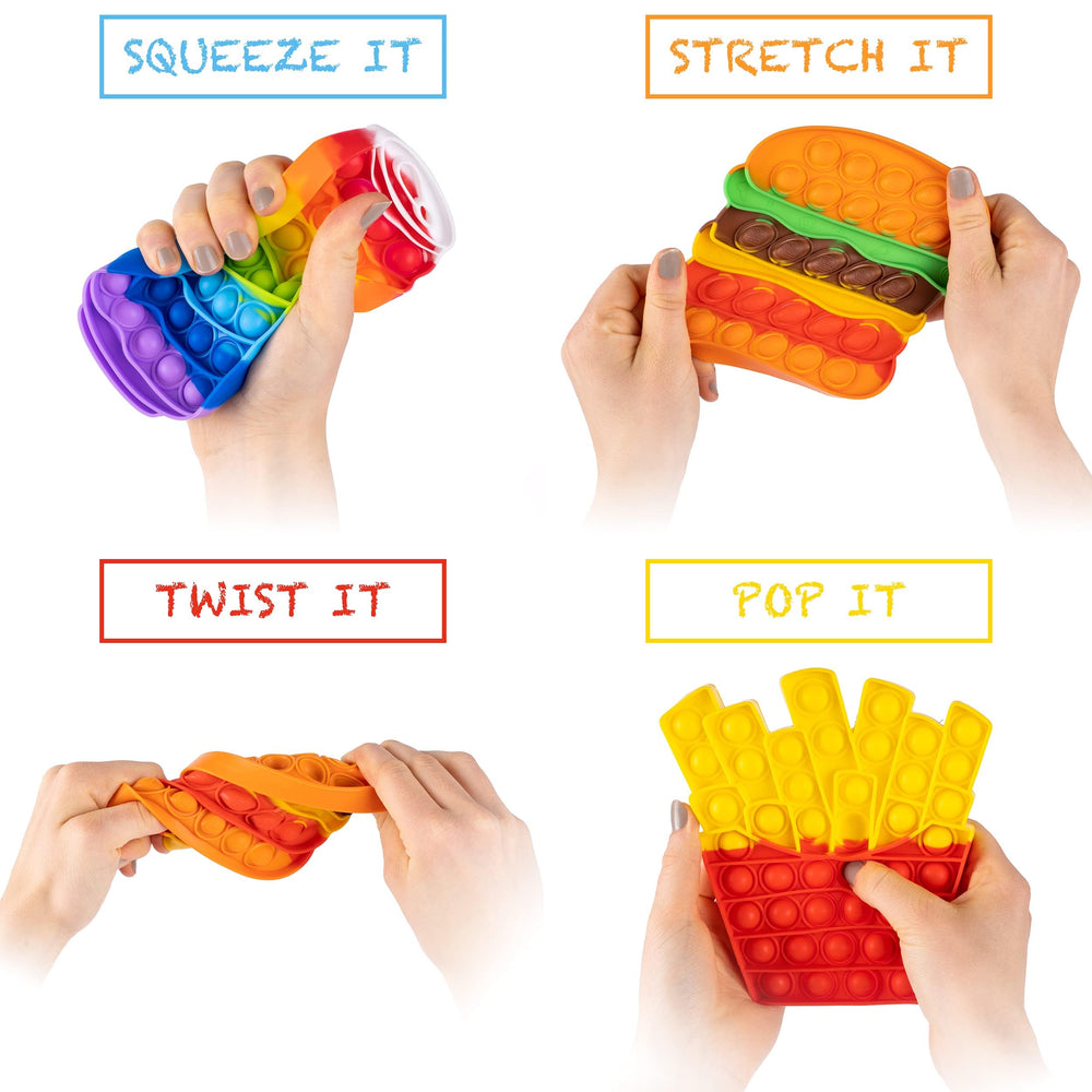 Ronton Pop Its Pack 4 showcases four shapes for group activities