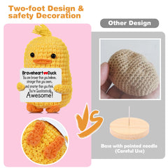 RoomyRoc crochet duck as a versatile birthday surprise gift