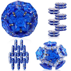 RoomyRoc Magnasphere crystal blue surface for tactile exploration and visual fascination.