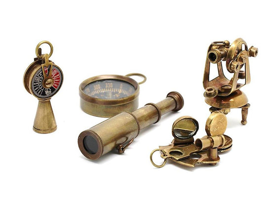 Roorkee Instruments telescope miniature for nautical display and curiosity