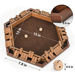 Ropoda gift ready Shut The Box for puzzle lovers
