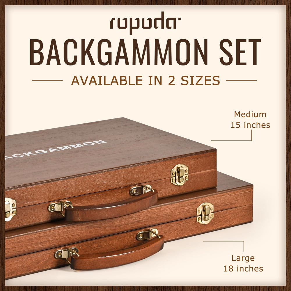 Ropoda plastic doubling cube included for clear game decisions.