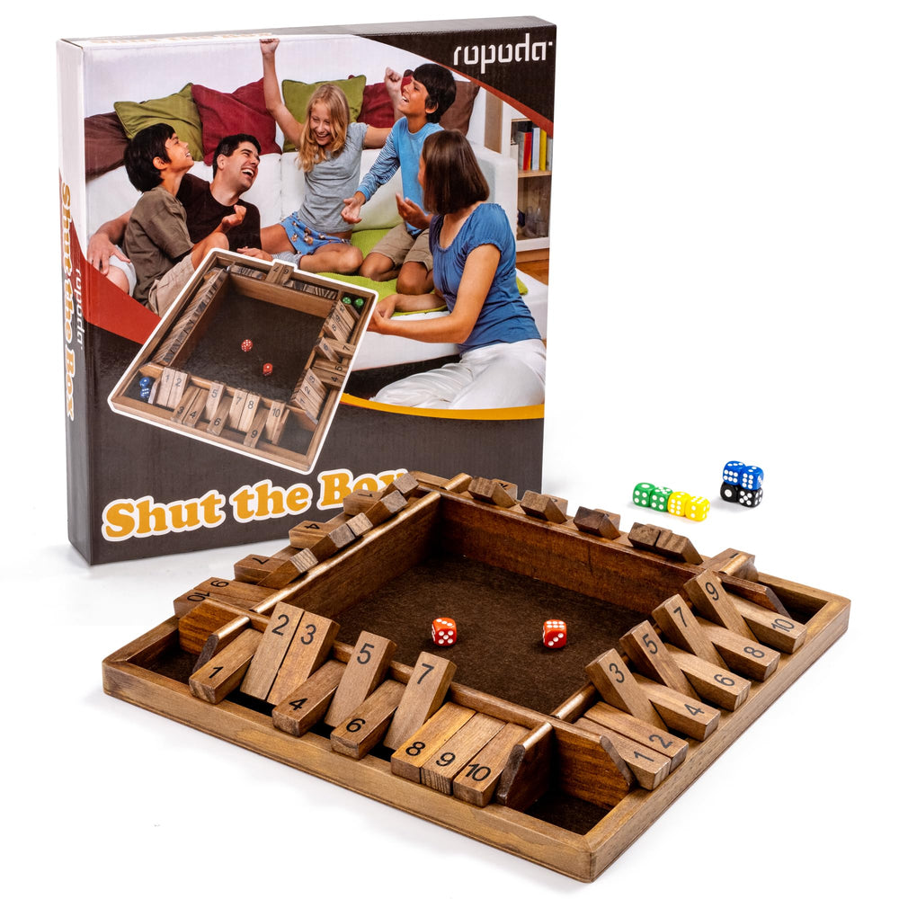 Ropoda travel-friendly shut the box for on-the-go play