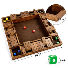 Ropoda vintage-style shut the box highlighting traditional design