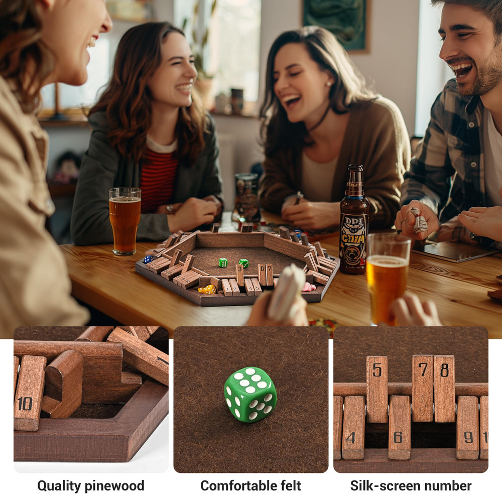 Ropoda vintage wooden close the box design with smooth finish