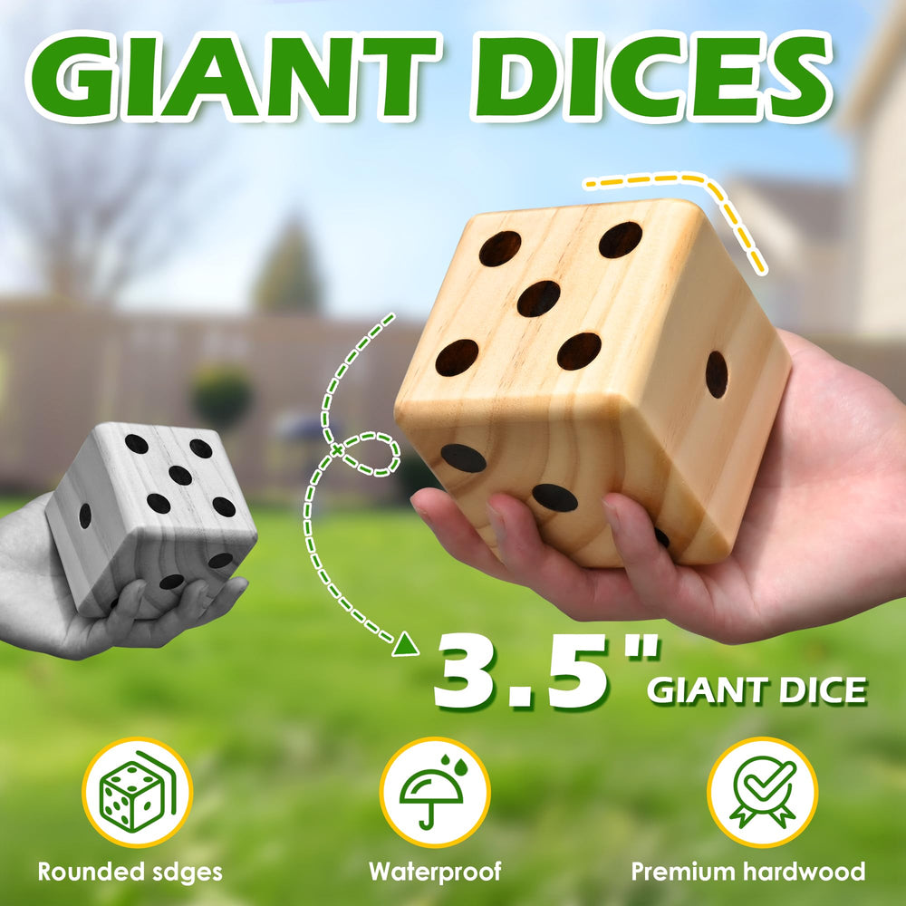 Ropoda weather-friendly dice surface designed for outdoor use