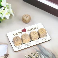 RORTUSAT square-design dice with cute look, a charming gift for couples.