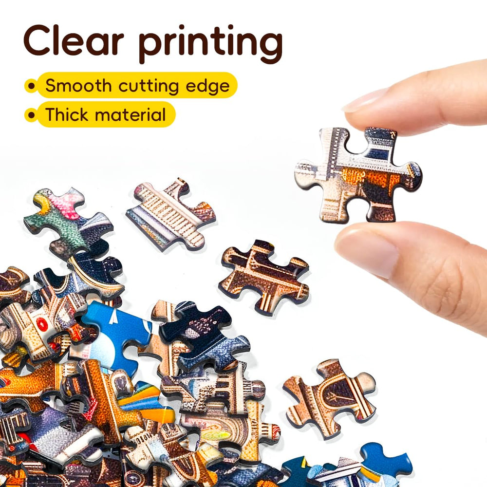 ROSE RAIN dust-free HD board supports sturdy, satisfying piece-fitting.