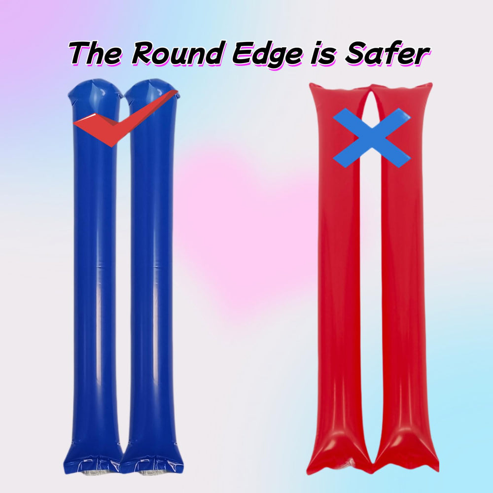 Rosebb 60cm blue plastic clappers designed for stadium use.