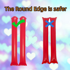 ROSEBB thunder sticks with blowpipe for quick inflation at events