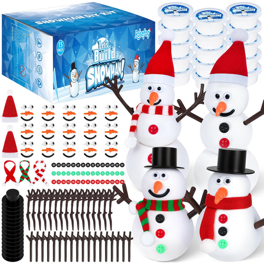 RoseFog 15-pack Christmas crafts kit packaging for kid-friendly unboxing and creativity