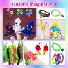 ROSHUKG 14500 close-up colorful bands—soft texture for easy looping.