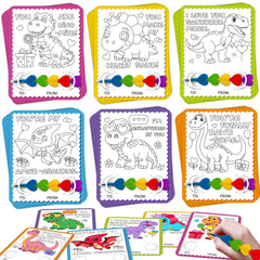 Rossorha dinosaur valentines card 24pack with dinosaur artwork for classroom gifting.