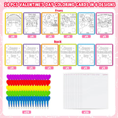 Rossorha stacking heart crayons, easy grip for kids' coloring.