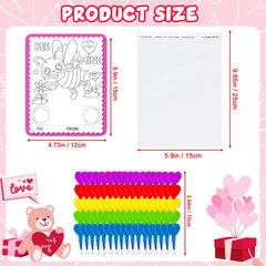 Rossorha Valentines gift set ideal for classroom exchanges and small prizes.