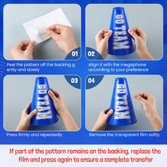 Rotatingpals blue megaphone decorations suit sports games and parties
