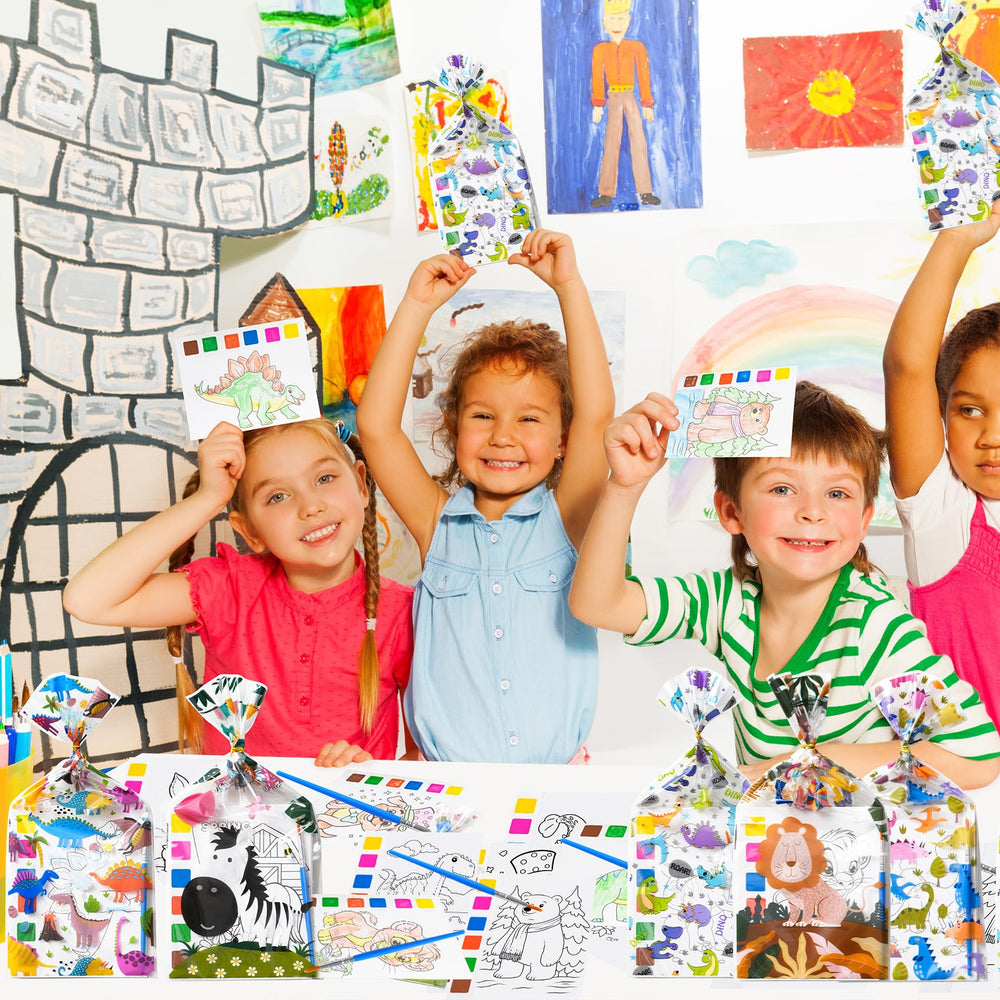 Rotu animal-themed coloring designs engage kids in playful, sharing activities.