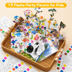 Rotu matching party goodie bags with themed designs for organized celebrations.