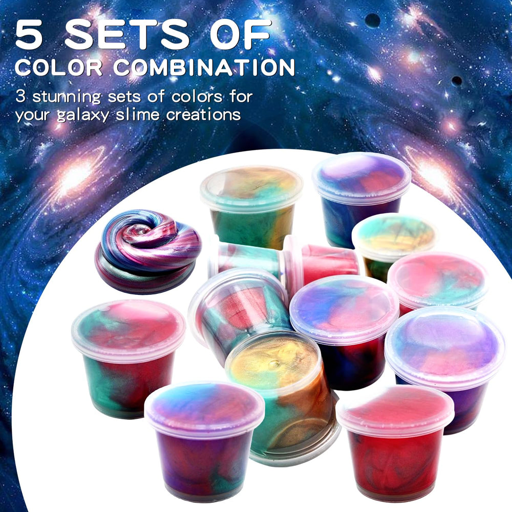 Roujiamo Galaxy Slime used as a party favor for kids' celebrations.