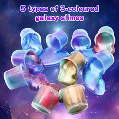 Roujiamo Galaxy Slime soft texture ideal for squeezing and manipulation.