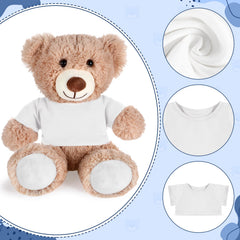RoundFunny bear shirt size 14-18 inch fit on stuffed animal