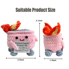RovyFota handmade plush with soft texture in pink for comforting moments.