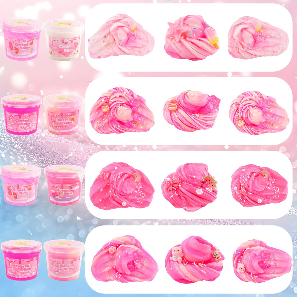 Rowecvce accessories bundle with beads and charms for slime customization