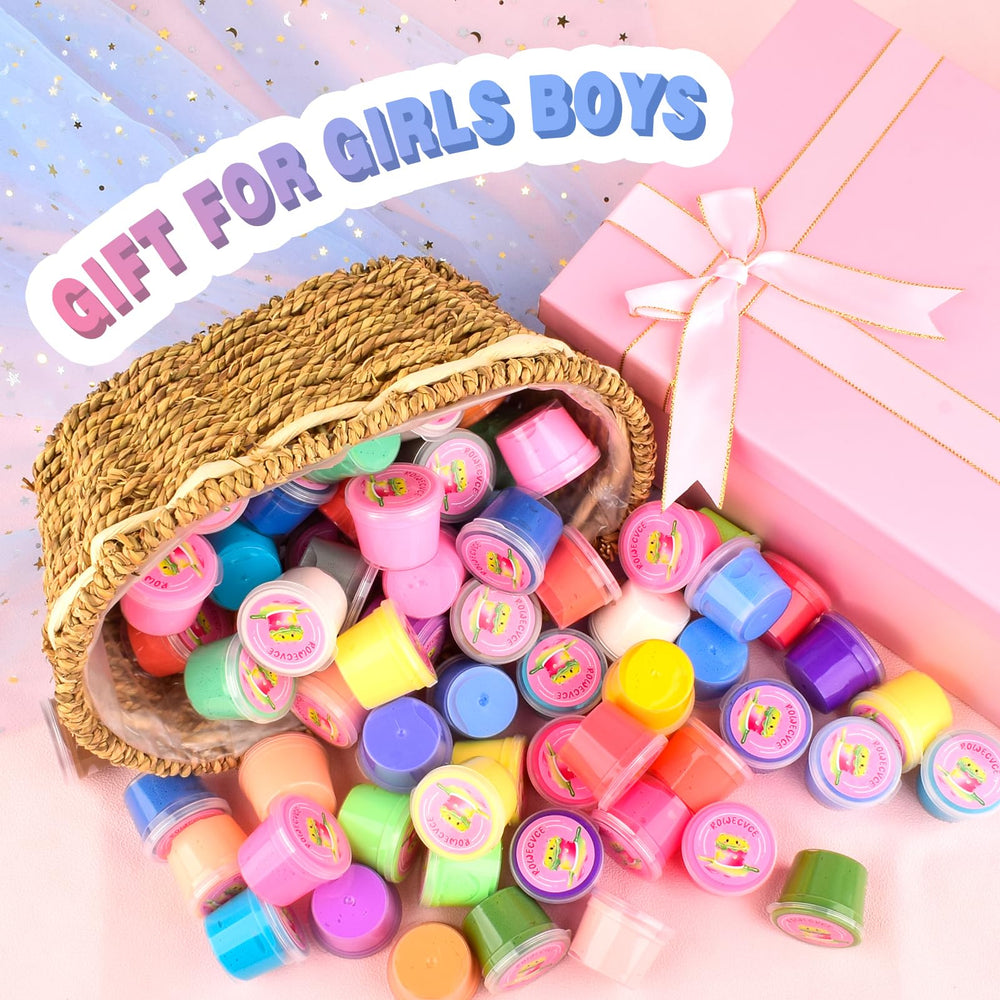 Rowecvce butter slime kit gift-ready packaging for celebrations.