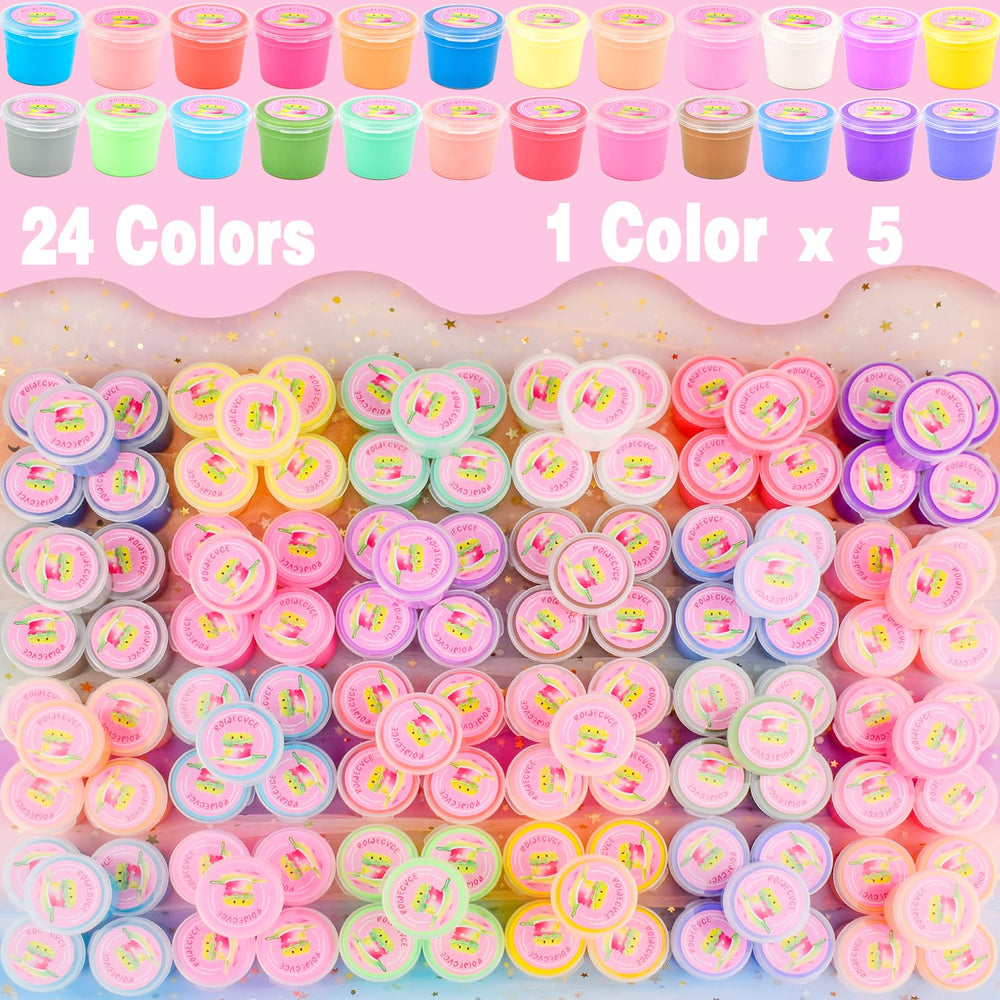 Rowecvce butter slime kit store after play to maintain texture.